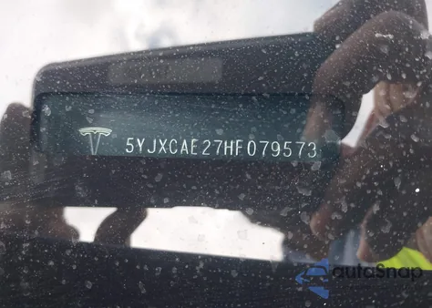 2017 Tesla Model X 100D/75D/90D из США, поврежденный, VIN 5YJXCAE27HF079573